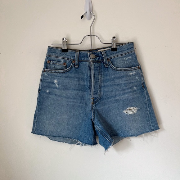 Rag & Bone Maya High Rise Shortie Shorts - Picture 1 of 6